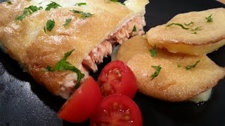 Salmón al horno con alioli Hoy cocina Goyo [upl. by Dolhenty314]