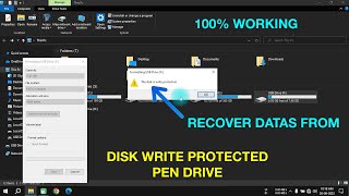 How to Recover Datas from Disk Write Protected Pen Drive in Tamil [upl. by Anal76]