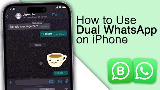 How to Use dual WhatsApp in iPhone 2024 [upl. by Gipsy]