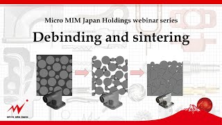 quotDebinding and sinteringquot Micro MIM Japan Holdings webinar series [upl. by Whitson]