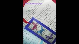 Book mark 📚diy craft shorts homemade CrafterAditi ShivangiSah7 FarjanaDrawingAcademy [upl. by Edbert]