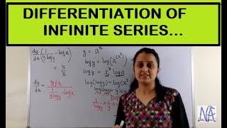 DIFFERENTIATION OF INFINITE SERIES CONTINUITY AND DIFFERENTIABILITY PART9 CBSE 12th [upl. by Cost267]