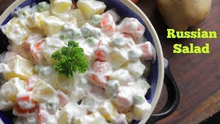 RUSSIAN SALAD  Best Healthy Tasty Salad  Best for all parties  By Chef Adnan [upl. by Lunn]