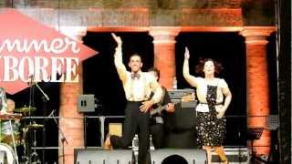 JOHNNY FARINA AL SUMMER JAMBOREE 2012  SHOW DI ENRICO CONTI E FRANCESCA BALDINI 4959MOV [upl. by Ojela717]