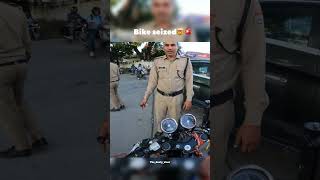 Pehli baar bike hui seized 😅😅 Har Har Mahadev ❤️🕉️ automobile gt650cc bikechallan [upl. by Atnaloj]