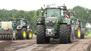 TREKKERSLEP COEVORDEN FENDT 1050 IN ACTIE [upl. by Lotsyrc]