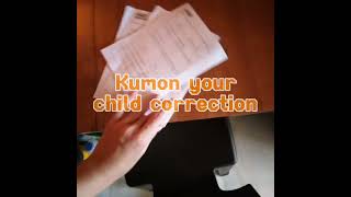 Kumon English correctly mistakes [upl. by Eelak147]