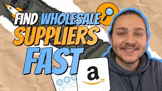 The FASTEST Way to Find Wholesale Distributors for Amazon FBA [upl. by Eilsek]