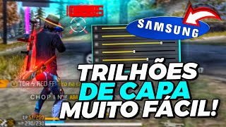 A Melhor Sensibilidade Para Subir Capa No Samsung Na Nova Atualização Do Free Fire [upl. by Arries]