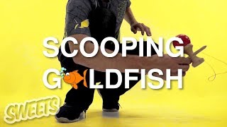 How to do SCOOPING GOLDFISH  Kendama Trick Tutorial  Sweets Kendamas [upl. by Norb]