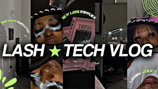 LIFE AS A LASH TECH lash room makeover lash supplies lashing lash tips how to get lash clients [upl. by Aihtebat]