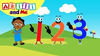 Number Three Song  Counting Songs by Akili and Me  Cartoons for Preschoolers [upl. by Waal]