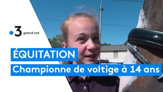 Jeanne Braun est championne du monde de voltige à 14 ans [upl. by Adlar608]