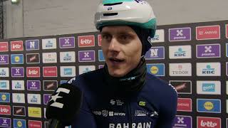 Matej Mohorič  Interview at the start  Omloop Het Nieuwsblad 2024 [upl. by Oletta112]