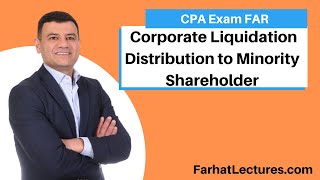 Corporate Liquidation Distribution to Minority Shareholder  Corporate Income Tax Course [upl. by Ansilme906]