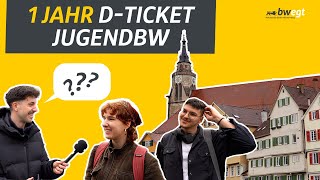 Lob oder Kritik 1 Jahr günstiges Ticket für junge Menschen – Straßenumfrage in Tübingen [upl. by Kimbell]