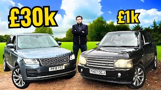 £1000 VS £30000 LUXURY RANGE ROVER [upl. by Lrac]