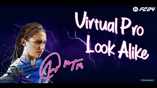 VIRTUAL PRO LOOK ALIKE  EA FC 24  ALEX MORGAN [upl. by Roper119]