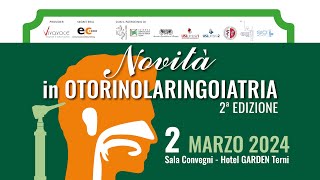 PRESENTAZIONE CONVEGNO quotNovità In ORL – Seconda Edizionequot  Dr ANTONIO GIUNTA [upl. by Yecart]