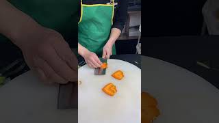 How cutting carrot 🥕 in heart shape cutting tips and tricks knife skills shorts feed [upl. by Valenta3]