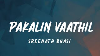 Pakalin Vaathil lyrics  Sreenath bhasi  parava2017 [upl. by Ehcor68]