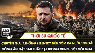 Thời sự Quốc tế  Tổng thống Zelensky xách vali trốn khỏi Ukraine ra nước ngoài sống ẩn dật [upl. by Irish]