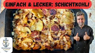 Einfaches Schichtkohl Rezept  100 Geschmack [upl. by Kcod]