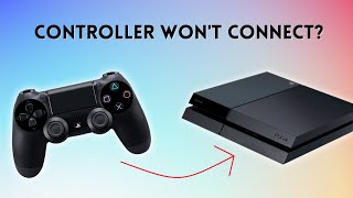 PS4 Controller Wont Connect  This is the EASY fix [upl. by Inavoj]