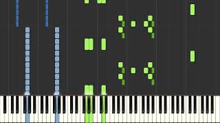 Requiem for a Dream  Lux Aeterna Piano Tutorial Synthesia Patrik Pietschmann [upl. by Gnanmas]