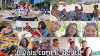 3 DIAS DE VLOG I FINAL DE SEMANA I 1° VEZ EM PAQUETÁ I DIA DOS PAIS I CONHECI UMA SEGUIDORA I ALMOÇO [upl. by Tamarra]