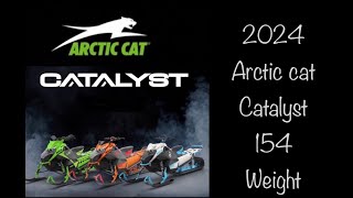 Arctic Cat Catalyst weight and comparisons to other mountain sleds [upl. by Henghold]