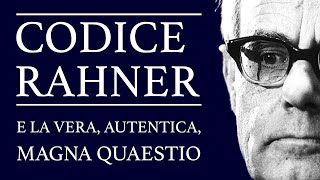 CODICE RAHNER PRESENTAZIONE DELLINIZIATIVA [upl. by Reuven]