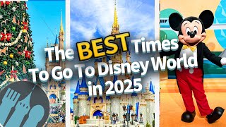 The BEST Times To Go To Disney World in 2025 [upl. by Hernandez628]