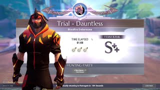 100 CHAIN BLADE TEMPEST SOLO DAUNTLESS TRIALS BLOODFIRE EMBERMANE [upl. by Notnarb]