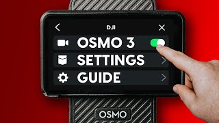 DJI Osmo Pocket 3  FULL MENU WALKTHROUGH [upl. by Wurst]