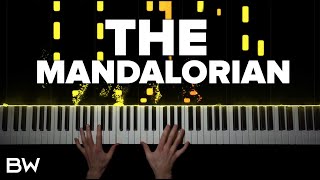 The Mandalorian OST  Main Theme  Piano Cover by Brennan Wieland [upl. by Itsrejk]