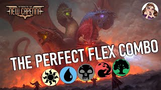 Tiamat 🟥🟩 Rainbow 🟦 Dragon Tribal ⬛ STIER FLEX ⬜ COMBO MTG Arena Commander [upl. by Peppi407]