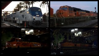 Railfanning Fullerton featuring SD70MAC 9749 6111 25th Anniversary amp much more [upl. by Palocz]