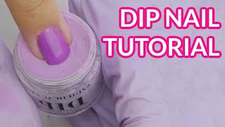 HOW TO DO DIP NAILS AT HOME  AzureBeauty Kit Review [upl. by Lundquist990]