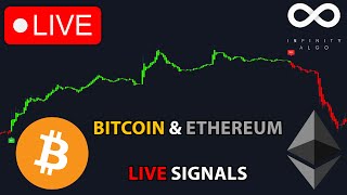 🔴 Live Bitcoin amp Ethereum Signals  Free 5m Chart BTC ETH Crypto Trading Analysis amp Prediction [upl. by Olaf]