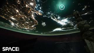 Meteor burns up over Earth in amazing footage from space station [upl. by Maghutte]