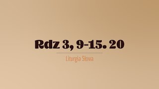 PierwszeCzytanie  8 grudnia 2023  Niepokalane Poczęcia NMP [upl. by Savina678]