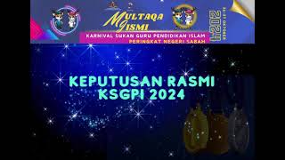 Keputusan Rasmi KS GPI Peringkat Negeri Sabah 2024 [upl. by Pasco]