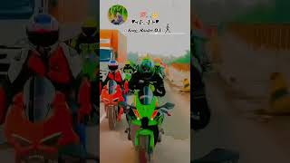 Kawasaki Ninja top speed 💪👋🥰😪💥💪pittalsong shortviralvideo youtubeshorts toptrending song [upl. by Yorel]