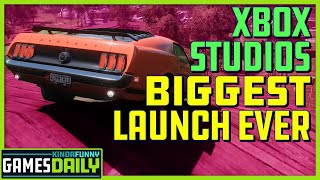 Forza Horizon 5 Is Xbox Game Studios BIGGEST Launch Ever  Kinda Funny Games Daily 111021 [upl. by Salahcin519]