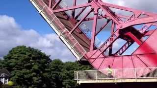 Bascule Bridge Renfrew [upl. by Kcirdderf466]