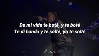 Te Bote  Ozuna Letra De mi vida te boté y te boté Te di banda y te solté yo te solté [upl. by Renwick96]