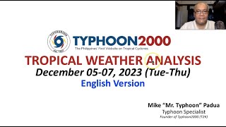 Dec 0507 2023 Update Warm Easterlies prevailing across Eastern PH…All Clear Across WestPac [upl. by Assiram]