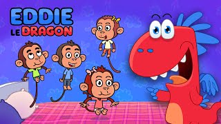 5 Petits Singes  Chanson Pour Enfants En Anglais  Eddie Le Dragon [upl. by Rigby]