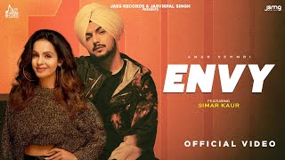 Envy Official Video Amar Sehmbi amp Simar Kaur  Arushi Sharma  Balkar  Showkidd  Jass Records [upl. by Hanyaz]